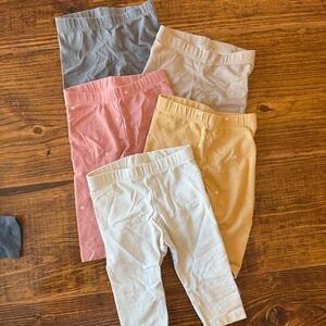 H&M | Leggings Set - Gray, Pink, Tan, Cream, Brown